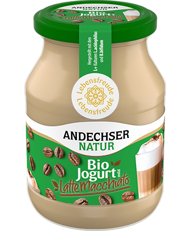ANDECHSER NATUR Mild organic yogurt latte macchiato 3.8% 500g