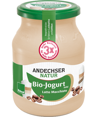 ANDECHSER NATUR Mild organic yogurt latte macchiato 3.7% 500g