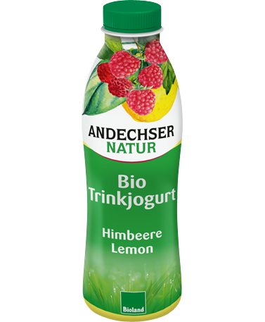 Bio-Trinkjogurt Himbeere-Lemon