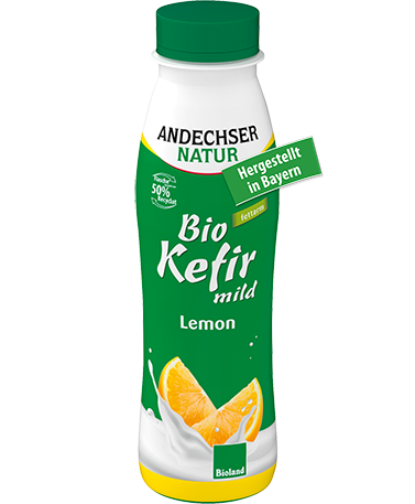 ANDECHSER NATUR Bio-Kefir Lemon mild 1,5 % Fett 330 g 