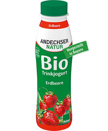 ANDECHSER NATUR Bio-Trinkjogurt Erdbeere 0,1 % Fett 330 g
