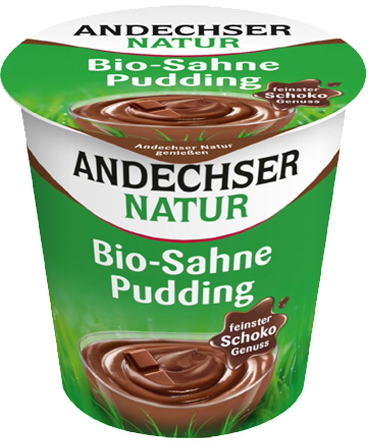 ANDECHSER NATUR Bio-Sahne Pudding Schokolade 10% 150g