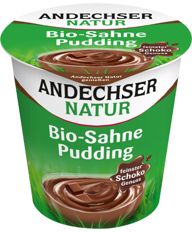 ANDECHSER NATUR Bio-Sahne Pudding Schokolade 10% 150g
