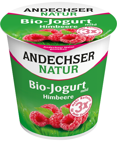 ANDECHSER NATUR Bio Jogurt mild mit Himbeere 3,8 % 150g