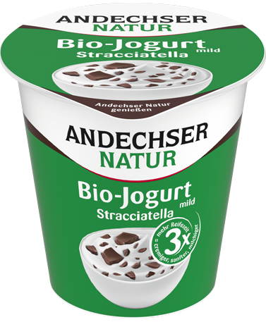 ANDECHSER NATUR Bio Jogurt mild Stracciatella 3,8% 150g