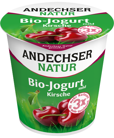 ANDECHSER NATUR Mild organic yogurt cherry 3.7% 150g