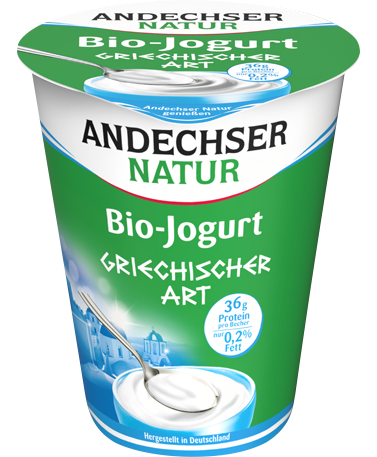 ANDECHSER NATUR Bio-Jogurt griechischer Art 0,2% 400g