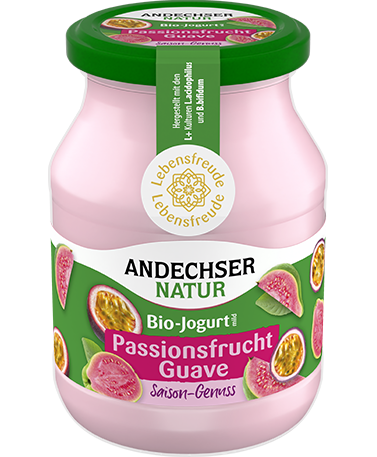 Bio-Jogurt mild Passionsfrucht-Guave 3,8% Fett 500g