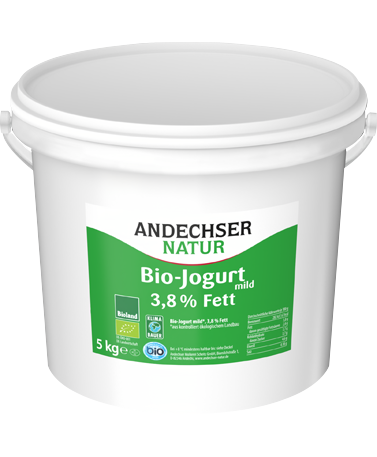 ANDECHSER NATUR Bio Jogurt mild 3,8% 5kg