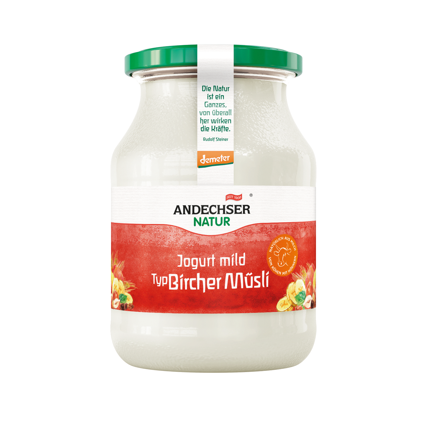 ANDECHSER NATUR demeter Jogurt mild Bircher Müsli 3,7% 500g