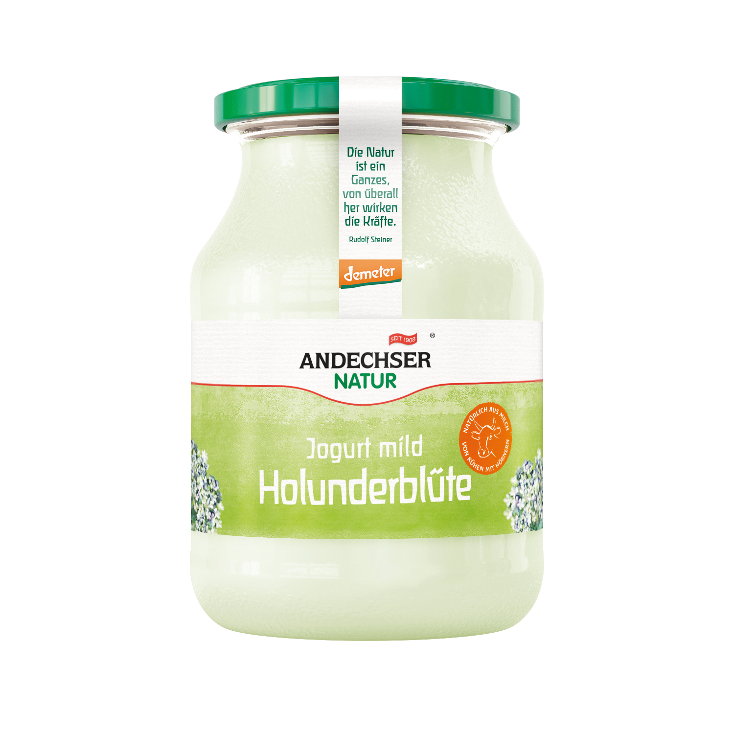 ANDECHSER NATUR demeter Jogurt mild Holunderblüte 3,7% 500g