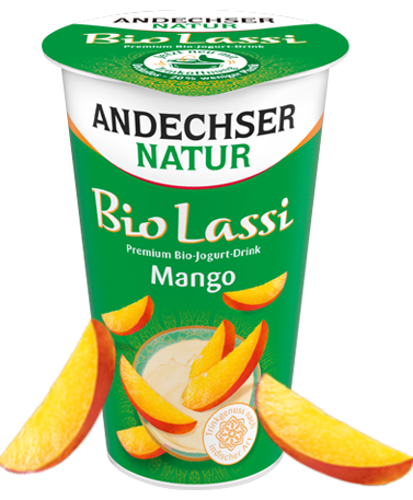 ANDECHSER NATUR Bio Lassi mild Mango 3,5% 250g