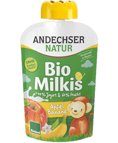 Bio-Milkis Apfel-Banane