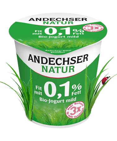 ANDECHSER NATUR Mild organic yogurt fit 0.1% fat 150g