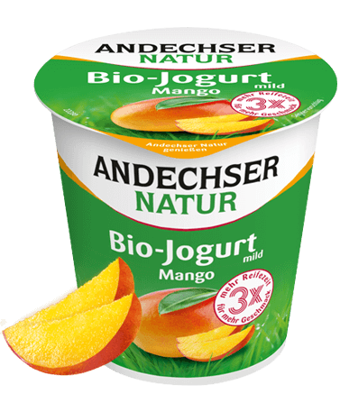 ANDECHSER NATUR Bio Jogurt mild mit Mango 3,8 % 150g