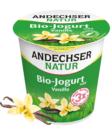 ANDECHSER NATUR Bio Jogurt mild Vanille 3,8 % 150g