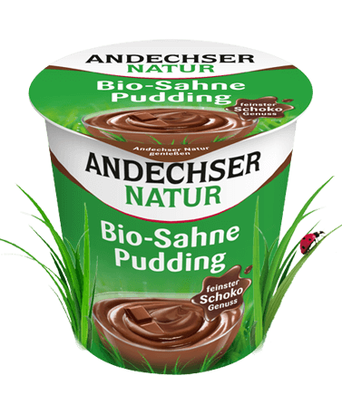 ANDECHSER NATUR Bio-Sahne Pudding Schokolade 10% 150g
