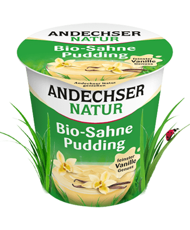 ANDECHSER NATUR Bio-Sahnepudding Vanille 10% 150g