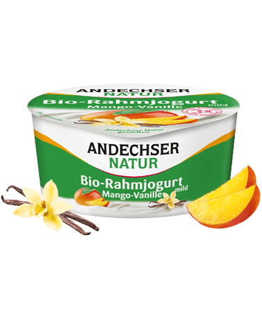 ANDECHSER NATUR Bio Rahmjogurt Mango-Vanille 10% 150g