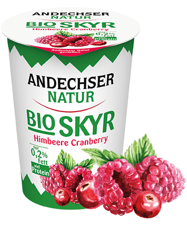ANDECHSER NATUR Bio Skyr Himbeere-Cranberry 0,2 % 400 g