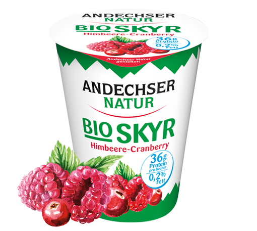 ANDECHSER NATUR Bio Skyr Himbeere-Cranberry 0,2 % 400 g