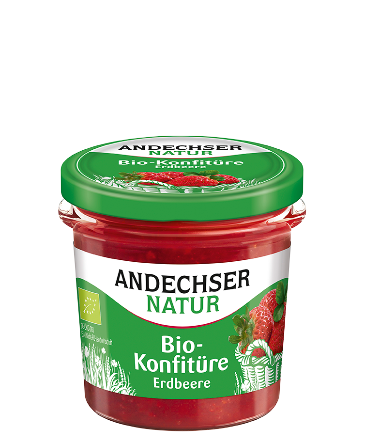 ANDCHSER NATUR Bio-Konfitüre Erdbeere 200 g