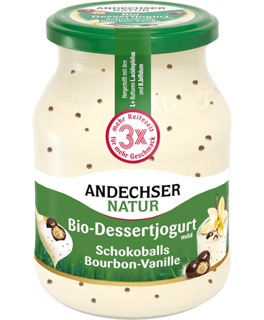 Bio Dessertjogurt Schokoballs Vanille