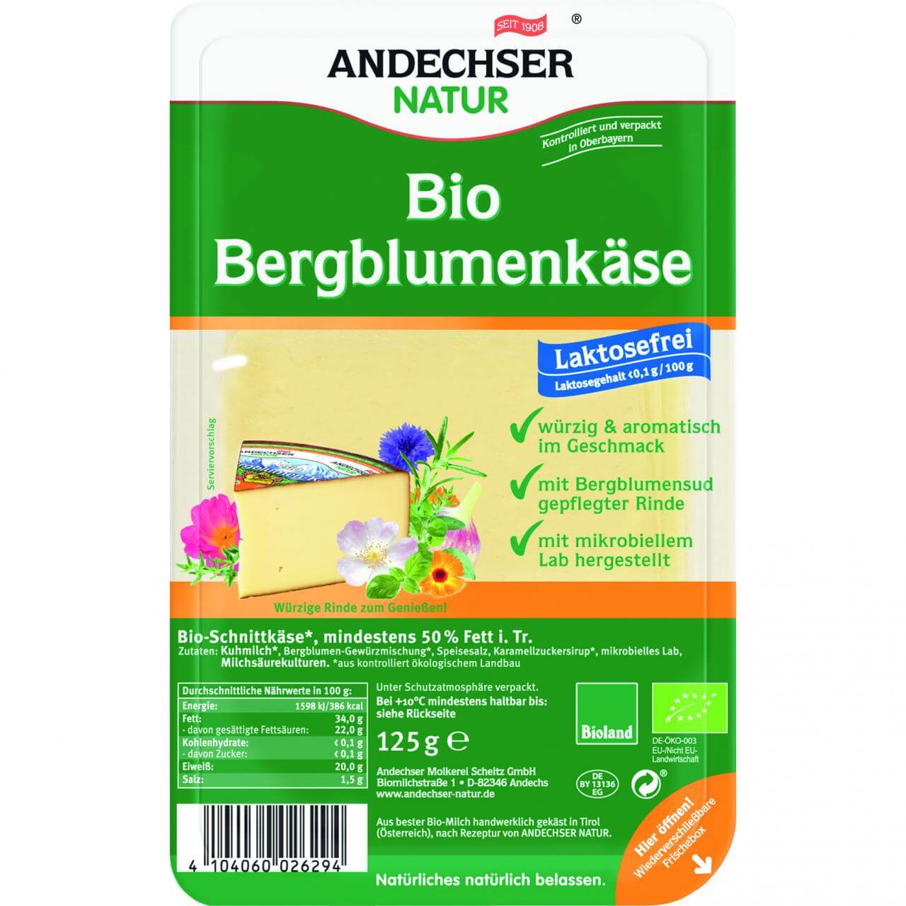 Bio-Bergblumenkäse
