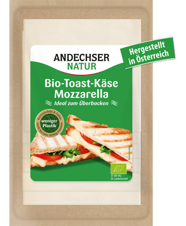 ANDECHSER NATUR Bio-Toast-Käse Mozzarella 