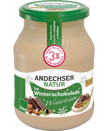 ANDECHSER NATUR Bio-Jogurt Wintertraum Winterschokolade