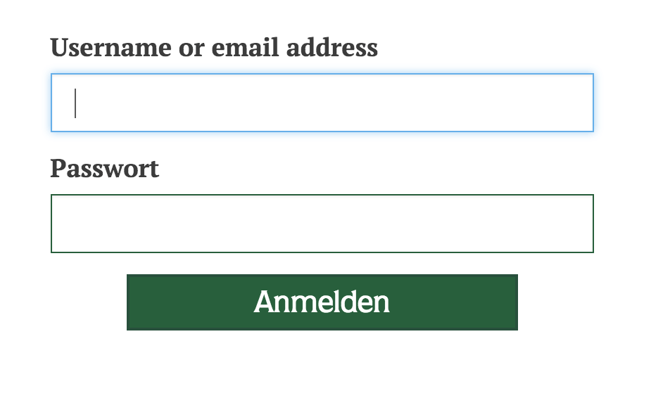 Anmeldung