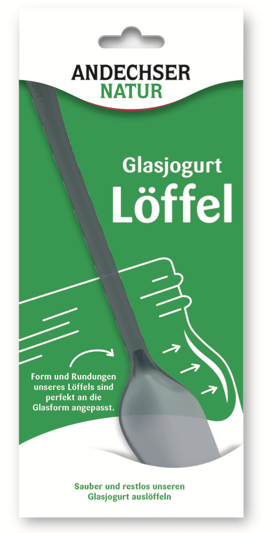 Jogurt Glaslöffel ANDEChSER NATUR