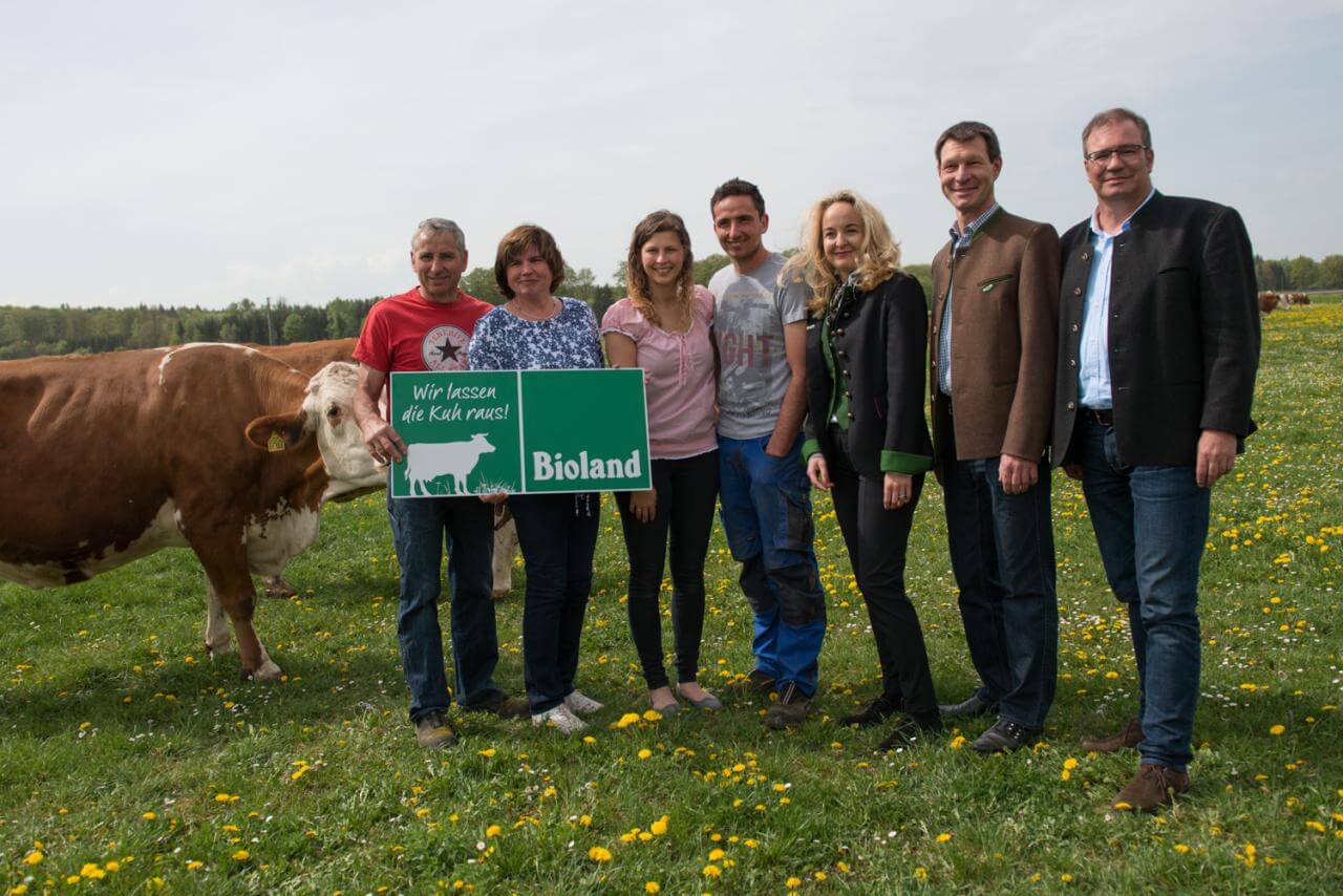 Familie Wunderl mit Frau Strobl