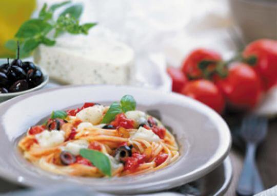 Linguine alla caprina