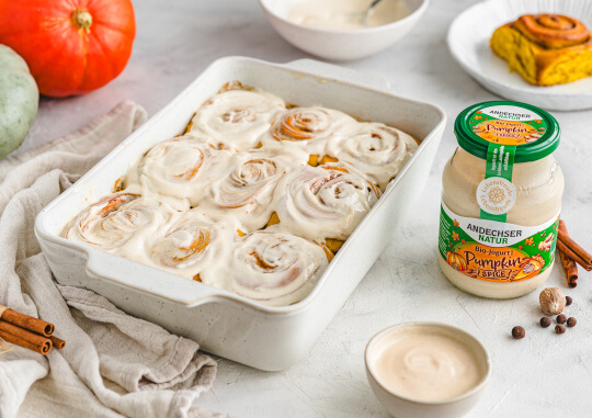 Pumpkin Spice Schnecken 