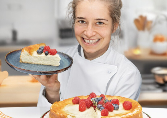 Käsekuchenrezept von der Jungbäckermeisterin Martha Wieseler