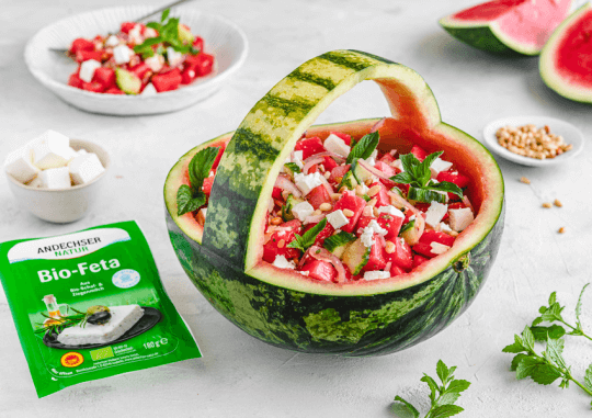 Wassermelonen Feta Salat